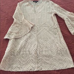 Pinkish Shade BCBG MAX AZRIA LACE DRESS-